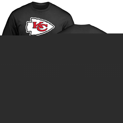 Men Kansas City Chiefs #44 ODaniel Dorian Black Name and Number Logo NFL T Shirt->youth nfl jersey->Youth Jersey